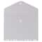 JAM Paper 8.5" x 11" Clear Plastic Hook & Loop Closure Envelopes, 12ct.